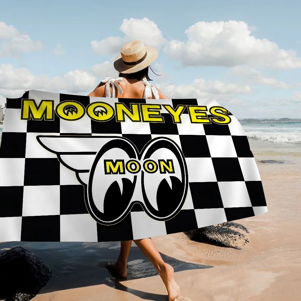 Mooneyes Print Towel Microfiber Beach Towel Absorbent Quick dry Soft Yoga Swimming Resort Mountain Climbing Towel