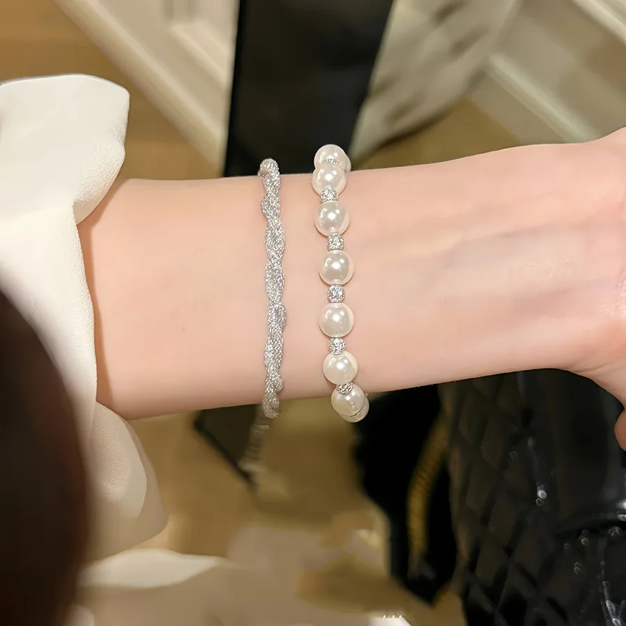 New 925 Sterling Silver Bracelet Personality Charm Simple Modeling Bracelet Birthday Gift for Women Exquisite Jewelry