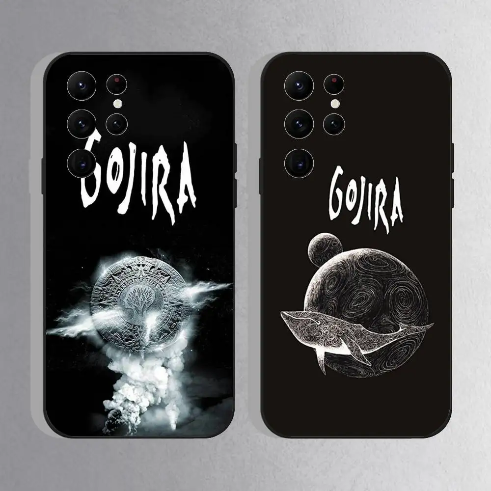 

Band G-GojiraS Mea Culpa Phone Case For Samsung S25,S24 Ultra,S20,S30 plus,S22 Plus,S23,Ultra 5G Silicone Black Shell