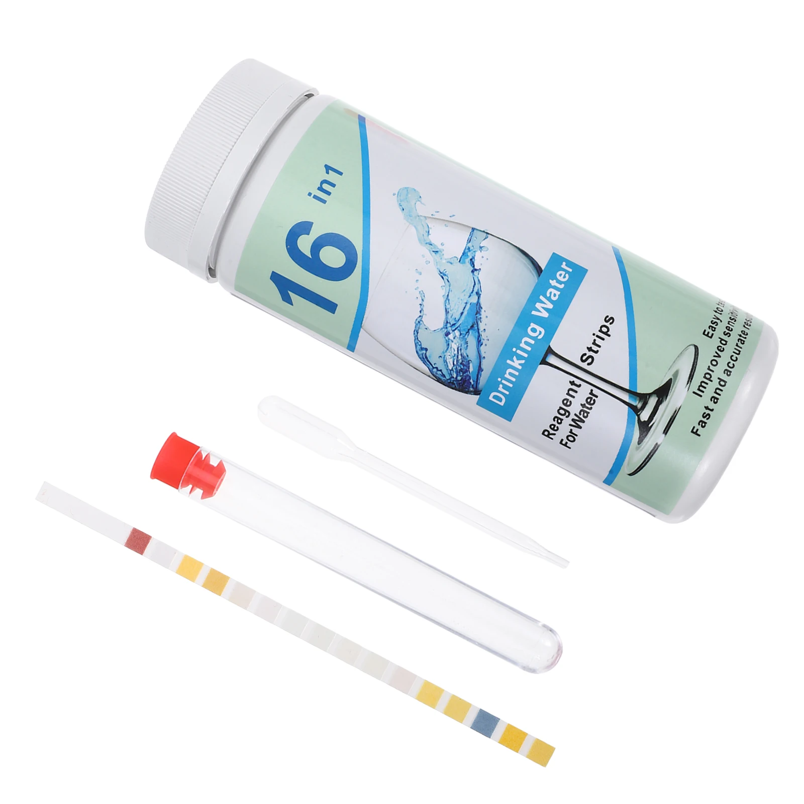 

50pcs Water Quality Tester Strips Drinking Coolant Hot Tub Pool Lead Testing Kit Fish Freshwater Hardness
