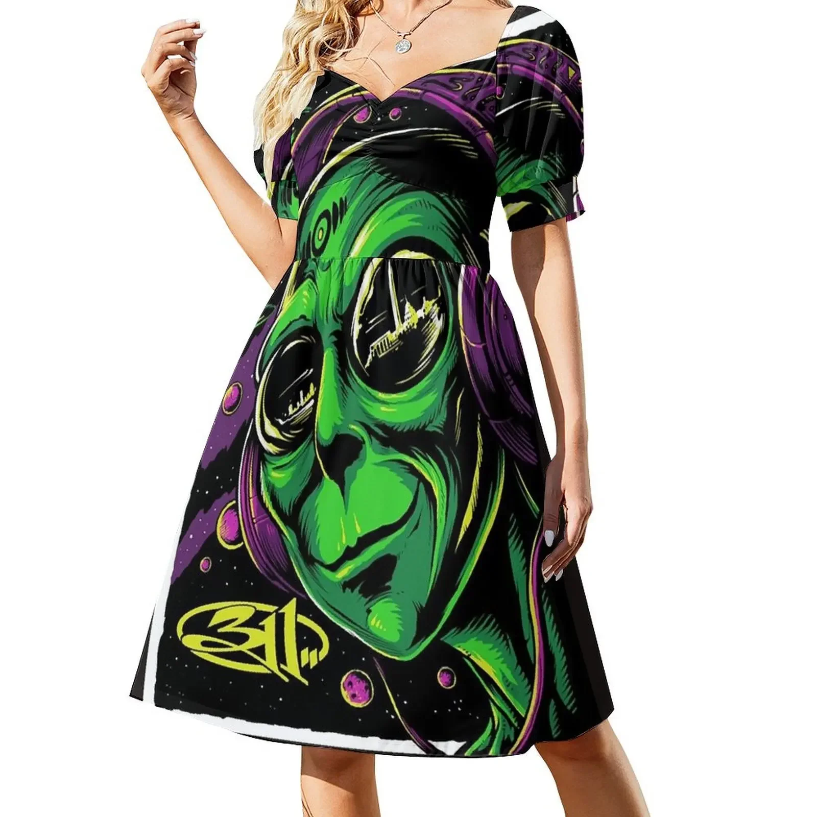 311 Alien Classic T-Shirt Short-Sleeved Dress dress women summer wedding guest dress 2025 for women summer