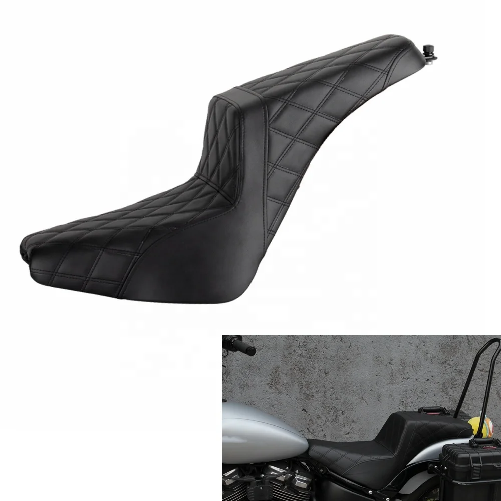 

Motorcycle Pad Seat for Harley Softail Street Bob Slim Standard 114 FXBB FXBBS FXST FLDE FLSL FLHC FLHCS 2018-2022