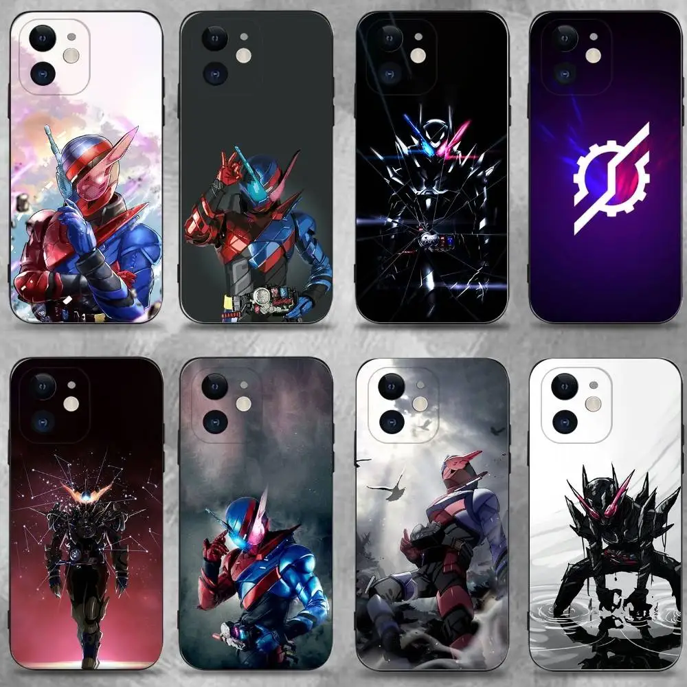 

K-Kamens R-Rider B-Build Phone Case For iPhone 16,15,14,13,12,11 Plus,Pro Max,XS,X,XR,SE,Mini,8,7,Soft Silicone Black Cover