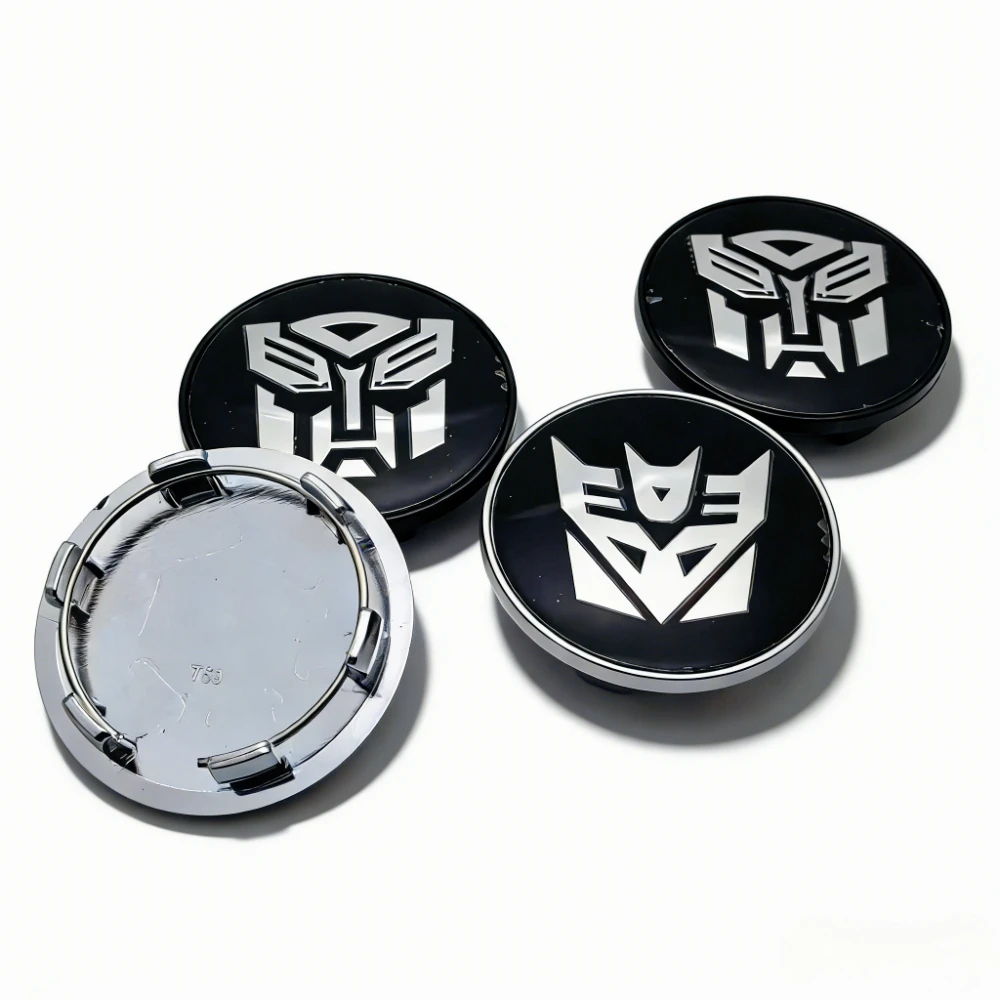 

Комплект из 4 колпачков для центра диска автомобиля с логотипом Transformers, 69 мм, с клипсами, 56 мм, пылезащитные колпачки для колесных дисков, замена автомобильных аксессуаров