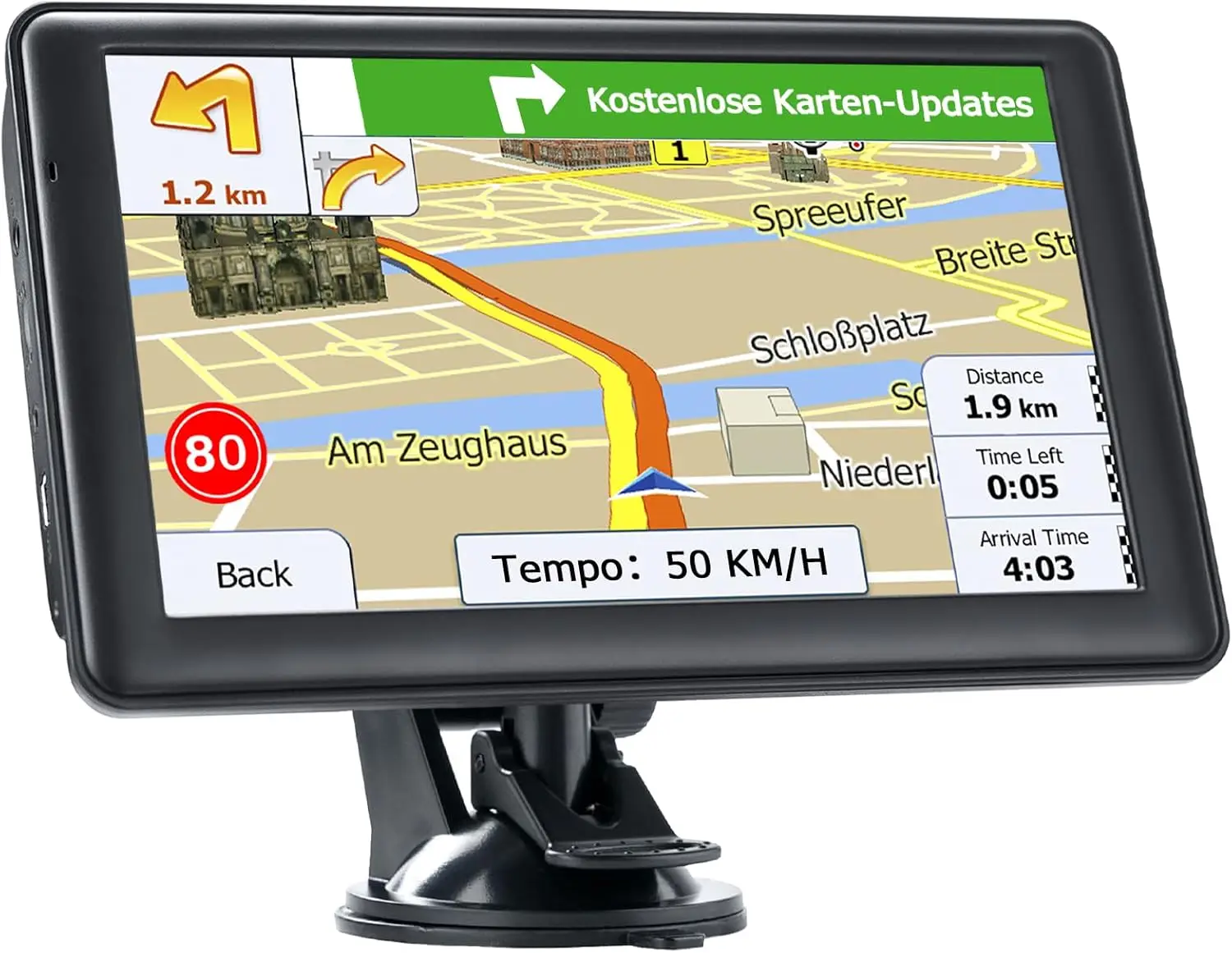 

Car GPS Navigator 2025, 7' Touch Screen, Lifetime Free Maps, Trucker Alerts for Truck & Semi-Truck