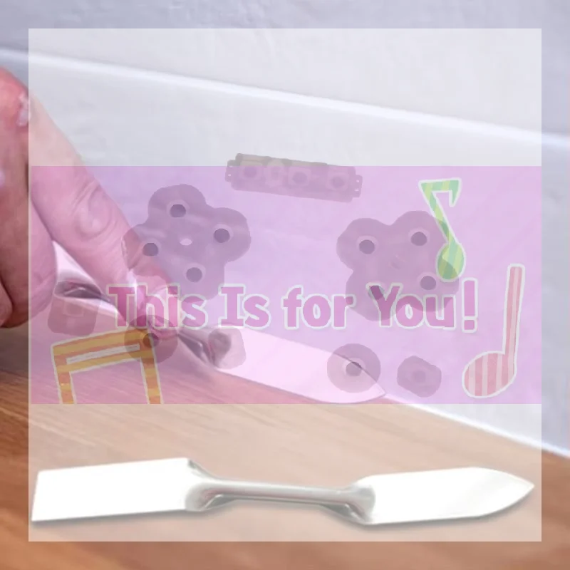 【MA】420 Stainless Steel Dual Head Putty Knives Rust Resistant For Pottery DIY Crafting And Small Home Repair Jobs
