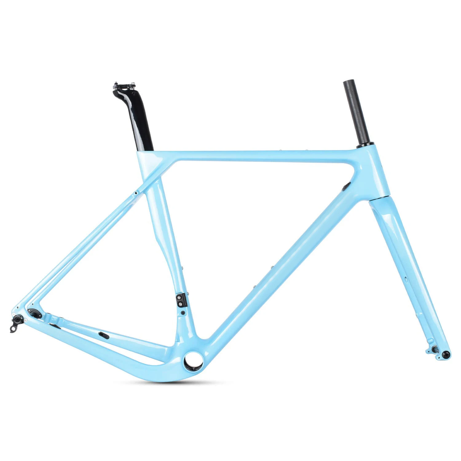2025  UCI Carbon Fiber Bicycle Frame New Arrival 700c Alloy Rim 2*12 Derailleur Gravel Bike Frameset for Road Bicycles