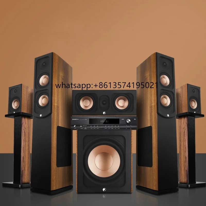 

TKYYSLB 5.1 Home Theater System Audio Set Room K Song Karaoke Living Room High-end KTV Audio Sound Amplifier Speaker