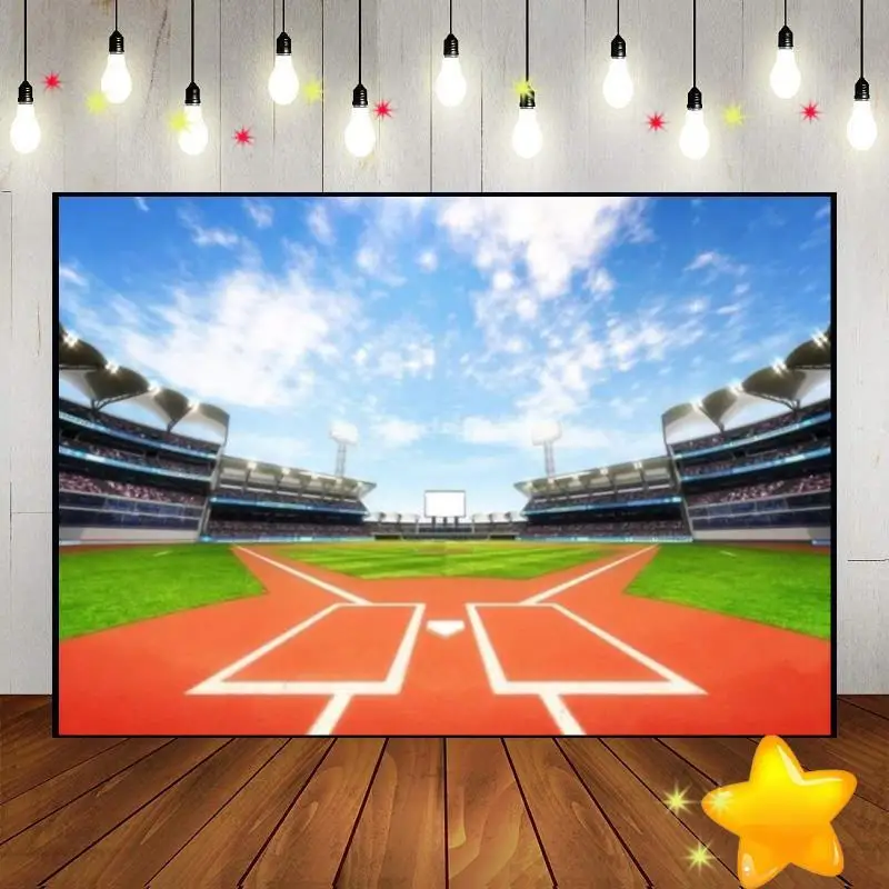 Super Bowl Rugby Sports Hockey Football Football Baseball Stadium Background Photo Decoration Photography Backdrops Party Banner