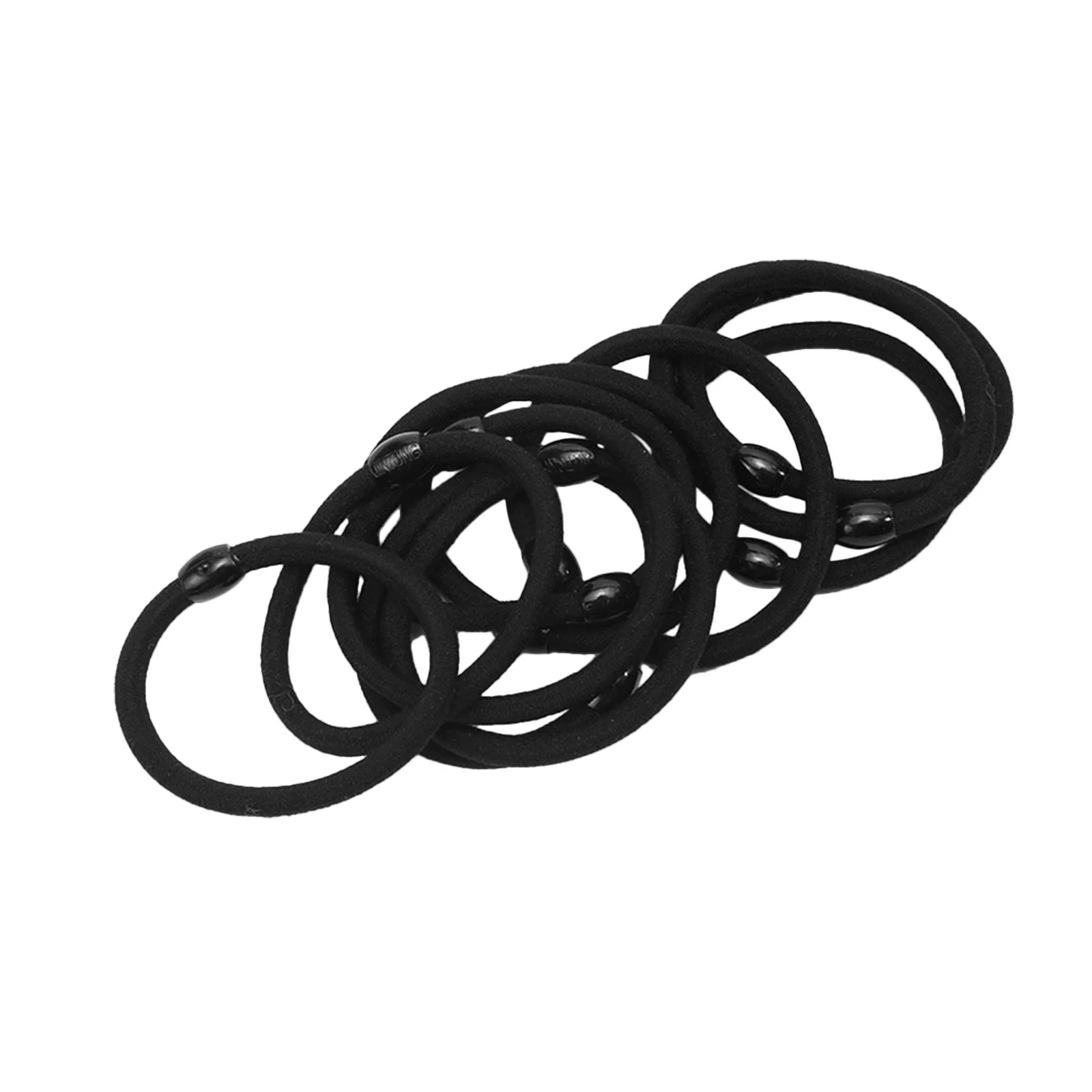 8 قطع من ربطات الشعر للنساء، أربطة شعر مرنة، حامل ذيل حصان أنيق، ملابس يومية، إكسسوار هدية باللون الأسود