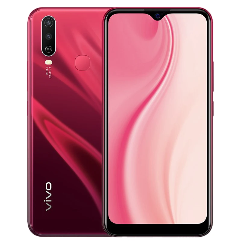 Vivo y19 smartphone 4g firmware global lte mtk6765 octa core 13.0mp impressão digital 5000mah duplo sim usado telefone smartphone