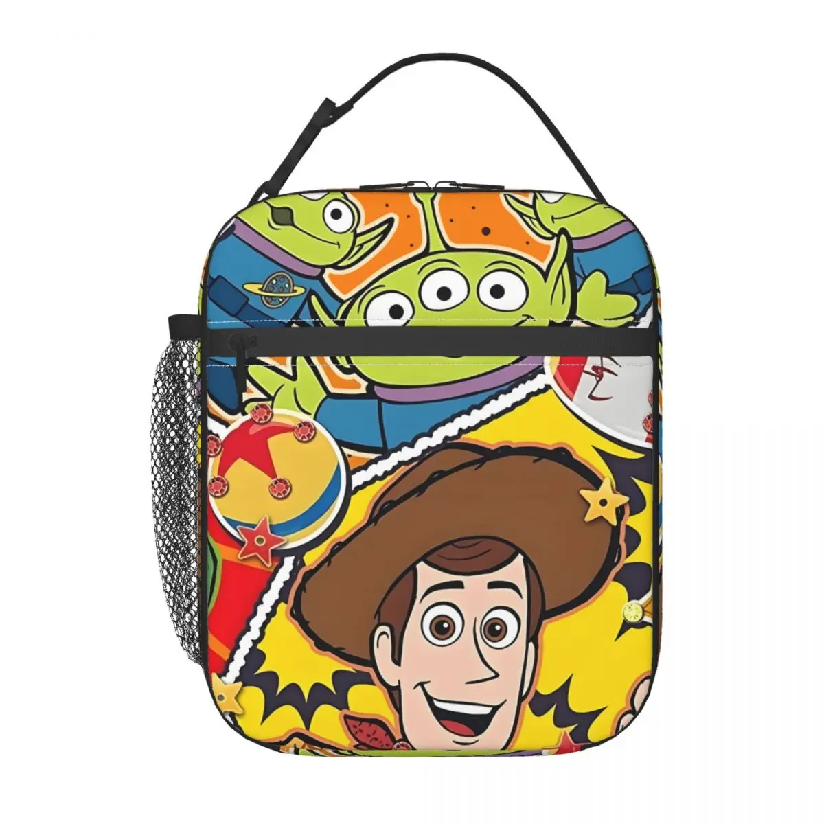 

Custom Toy Story Woody Animes Insulated Lunch Bag for Women Vintage Thermal Cooler Food Lunch Box School Resuable Tote Bags