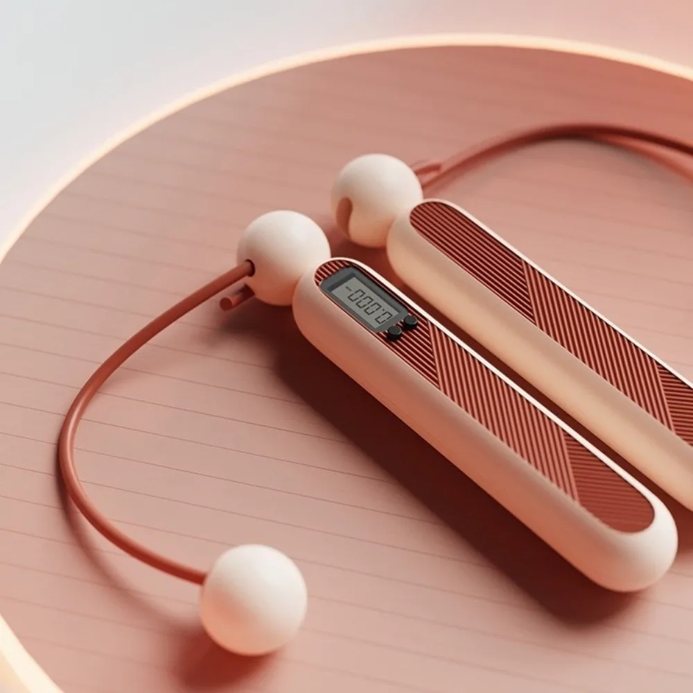 

with Counter Cordless Counting Skipping Rope Portable Anti-slip Jump Rope with Calorie Counter Lightweight Durable