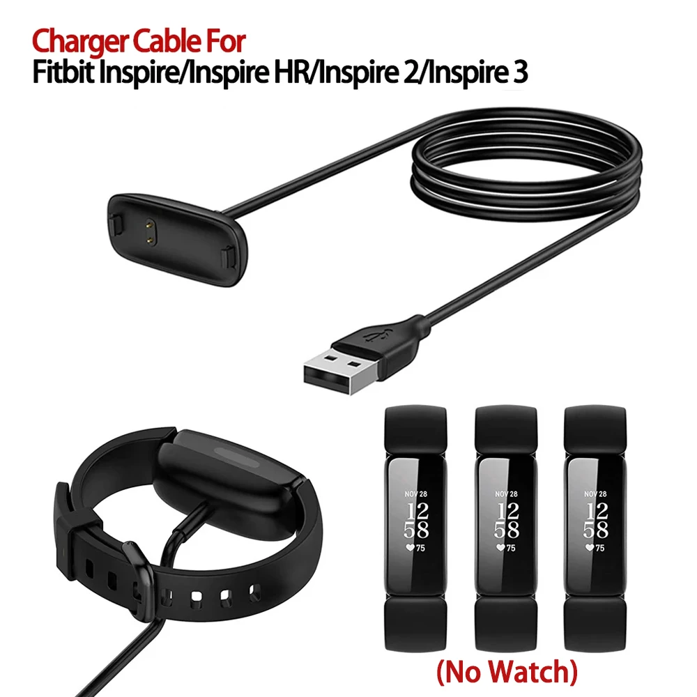 1m Uhren ladegerät für Fitbit Inspire 2 / Inspire3 Smart Watch USB-Ladekabel adapter für Fitbit Inspire/ Inspir-Ladegerät