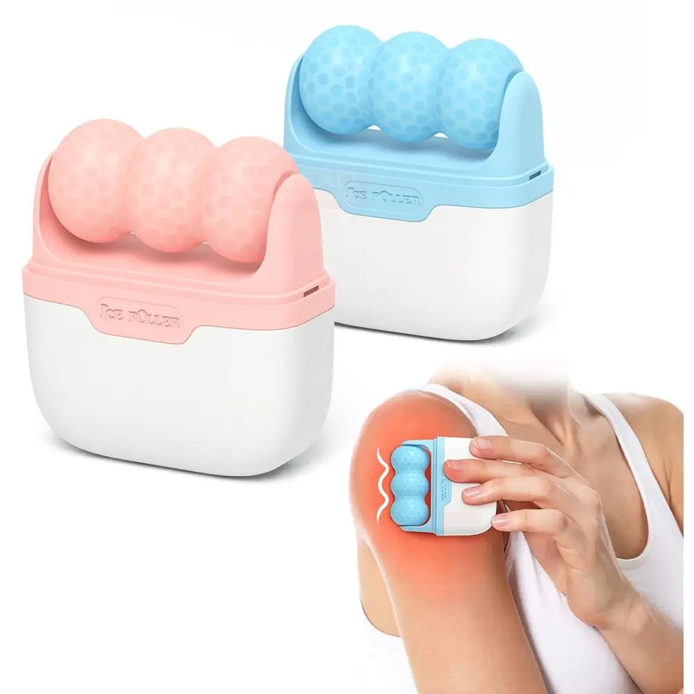 

Spa V/W-Shaped Women Beauty Puffiness Anti Wrinkles Body Face Roller Skin Lifting Tool Cool Ice Roller Face Massage Roller