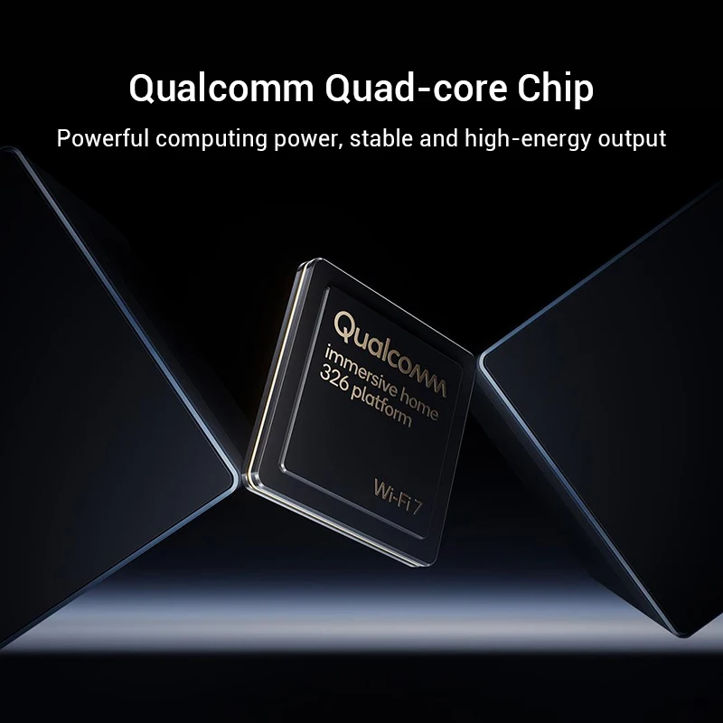 جهاز توجيه شاومى 6500 واي فاي 7 ، ثنائي النطاق ، ذاكرة رام بتقنية MB ، مكرر بمنفذ G ، 6 مكبرات صوت مستقلة للإشارة ، شبكة ، GHz ،