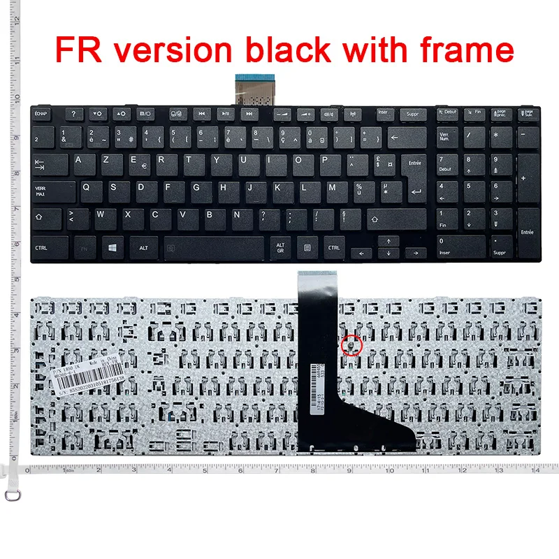 French FR Keyboard For TOSHIBA  C850 C855D C850D C855 C870 C870D C875 L875 L850 L850D L855 L855D L870 L950 L950D L955 L955D