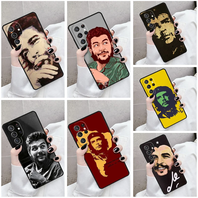 Phone Case For Samsung Galaxy S24 S23 S21fe S22 Ultra Plus Note 10 20 S8 S9 S10 Cover Che Guevara Revolution