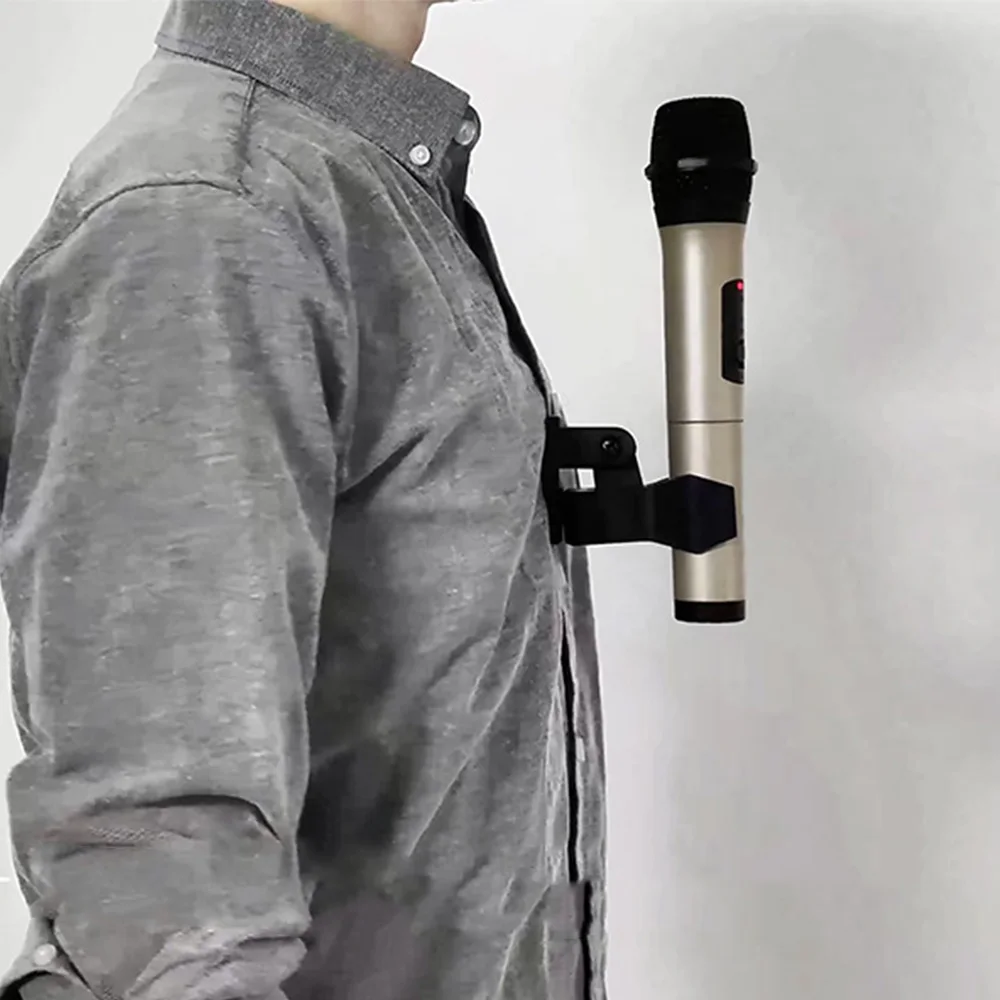 

Invisible Microphone Holder Magic Tricks Ultimate Neck-Mounted Micro Holder For Magician Stage Street Magia Accessories Tools