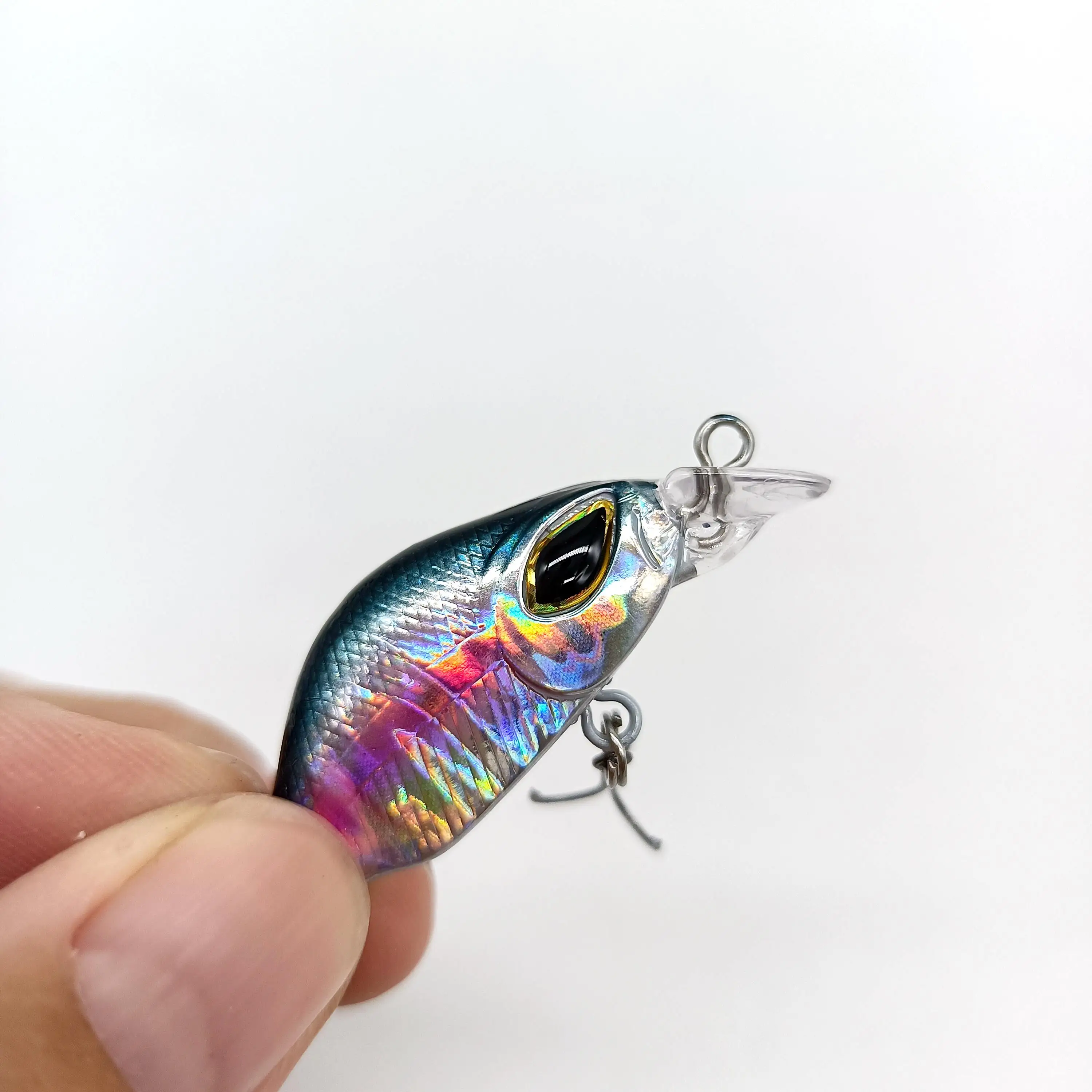 DUODUOYU 1PCS New Mini Sinking Fishing Lures 3.3g/42mm Sinking Artificial Plastic Hard Bait Crankbait Jerkbait Pesca Bass Tackle
