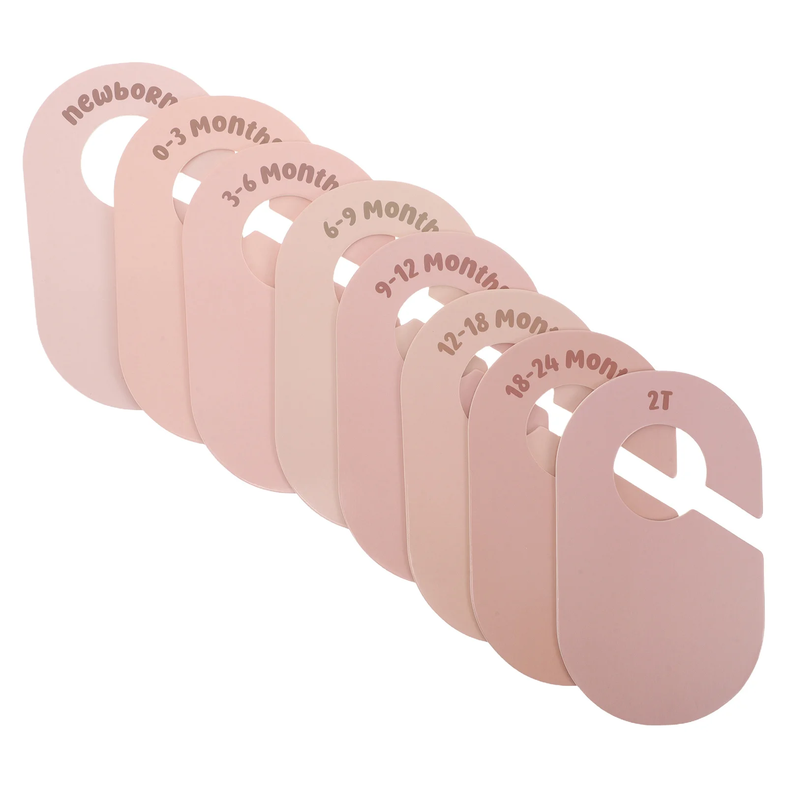 

8Pcs Infant Dividers for Baby Closet Wardrobe Organizer Clothing Labels Newborn Toddler Clothes Separators Nursery Storage
