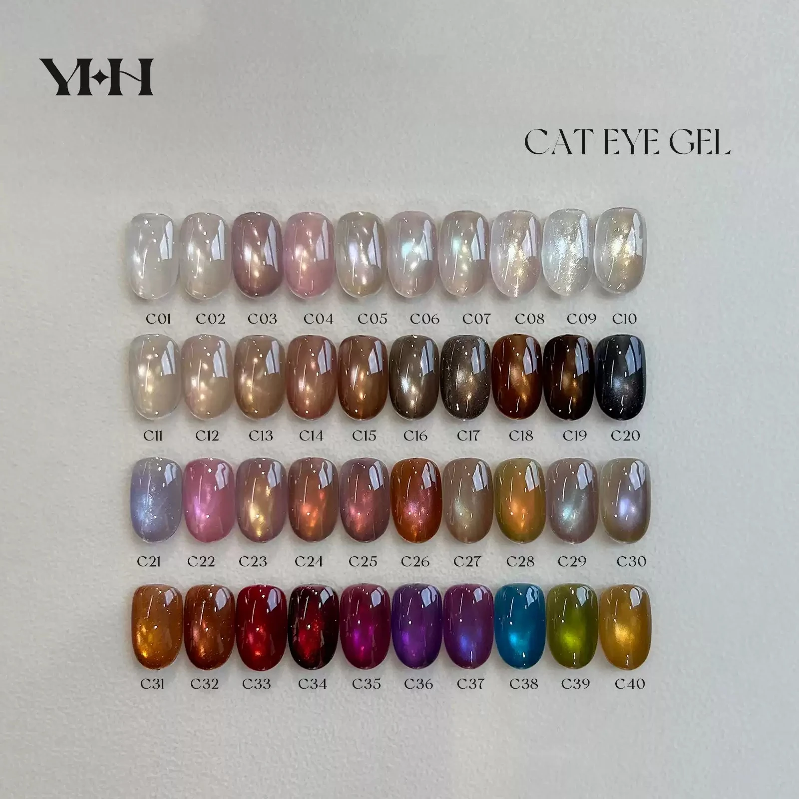 5ml TPO Free Four Seasons Cat Eye Nail Gel Polish Soak Off UV LED Long Wear Sparkle Light Shine Gel Varnishes Polish Manicure