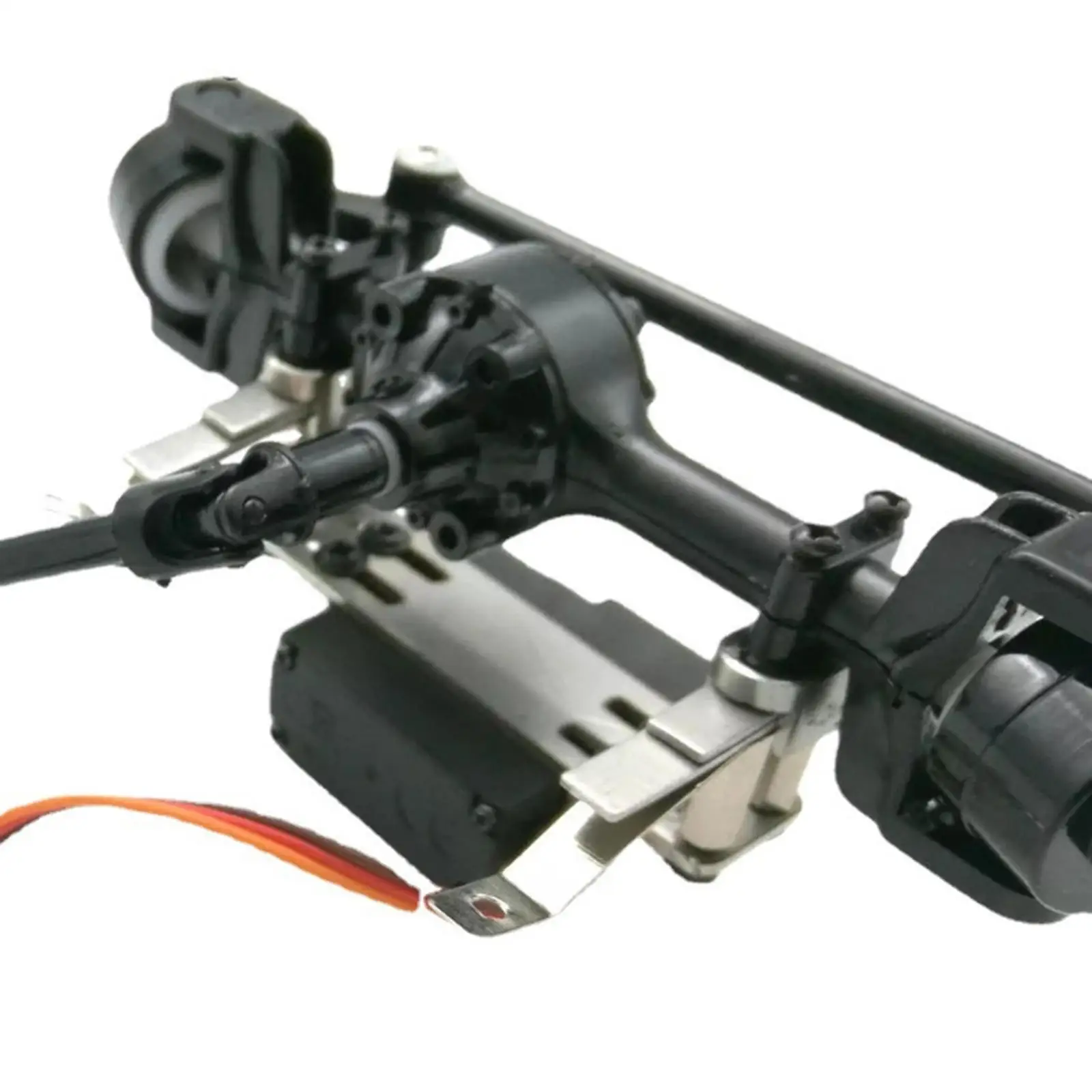 

RC Car Servo Mounting Parts CNC Metal Bracket Steering Upgrade for WPL Off-road Crawler MN82 Modifications