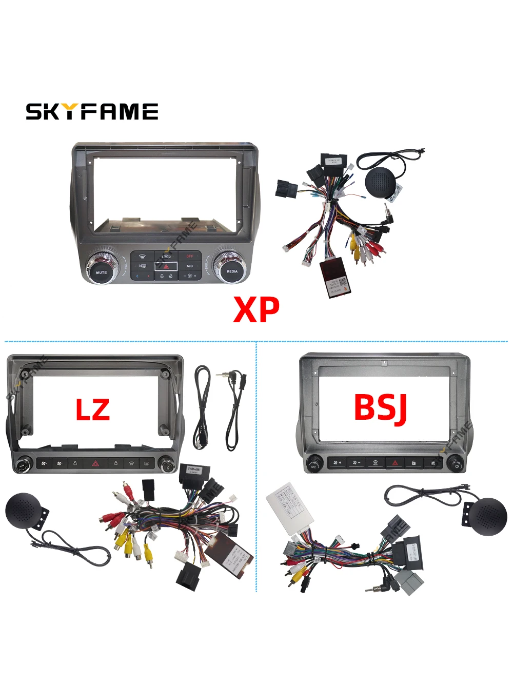 SKYFAME Auto-Rahmenadapter Canbus-Box Decoder Android Radio Armaturenbrett-Einbausatz für Chevrolet Camaro