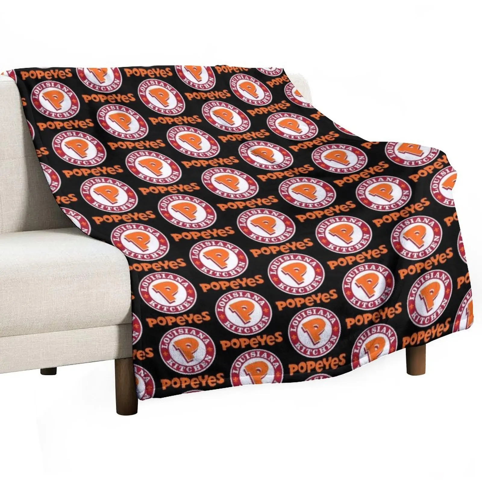 Louisiana Kitchen Popeyes Classic Logos Throw Blanket For Baby warm for winter Picnic Blankets