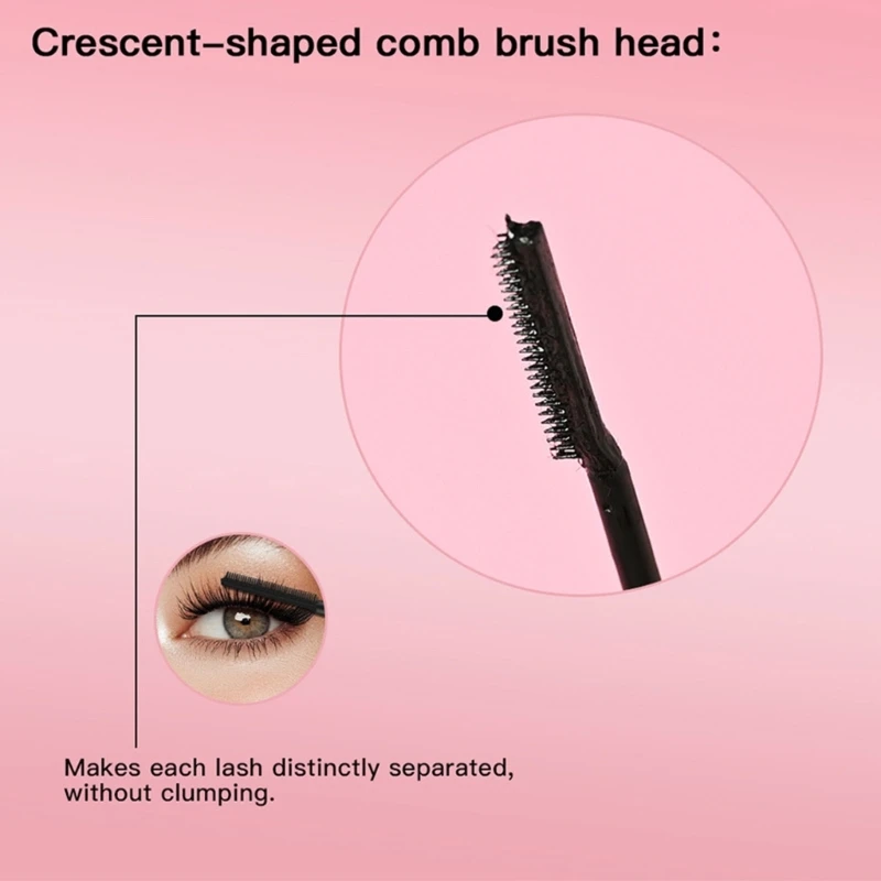 Volumizing Mascara for Women Girls Makeup Curled and Long Eyelashes All Day Wear