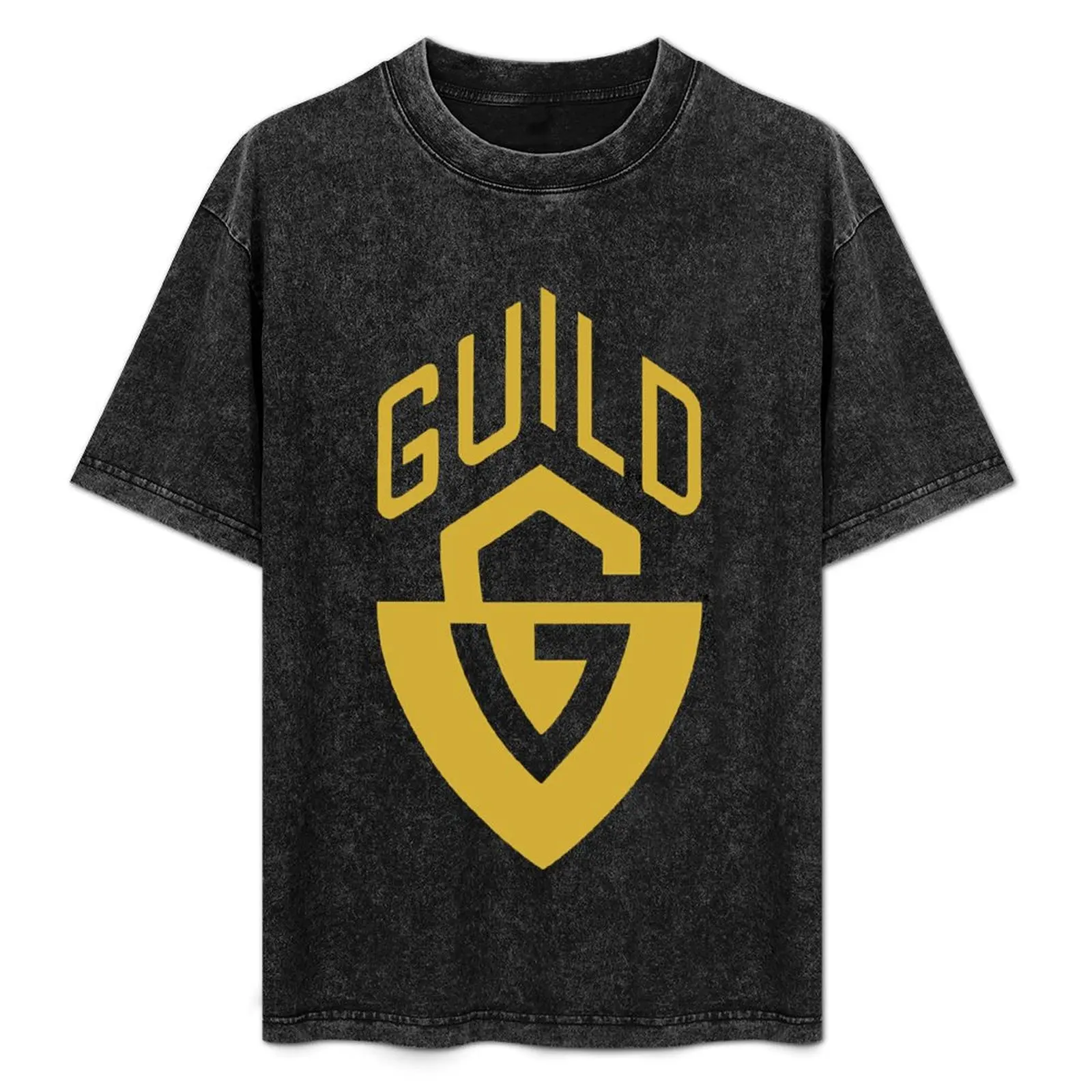 Guild Guitar Essential T-Shirt blanks quick-drying oversized graphic tee oversized t shirt mens clothes