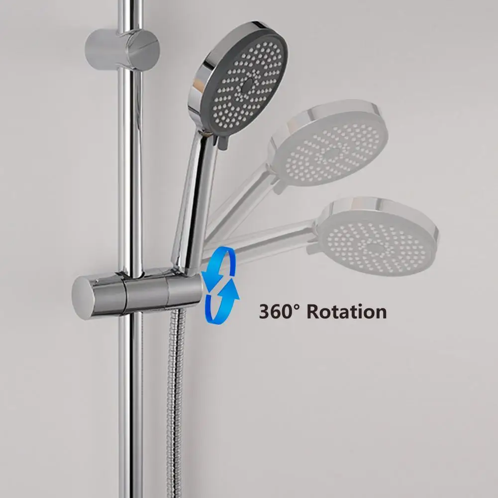 Premium Shower Sliding Sleeve Adjusting Height Anti-falling Simple Installation No-Drill Shower Holder