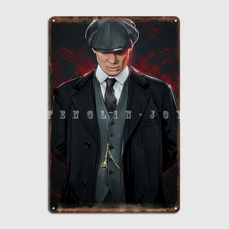 Tommy Shelby Metal Plaque Poster Pub Pub Garage Designing Wall Decor Tin Sign Poster