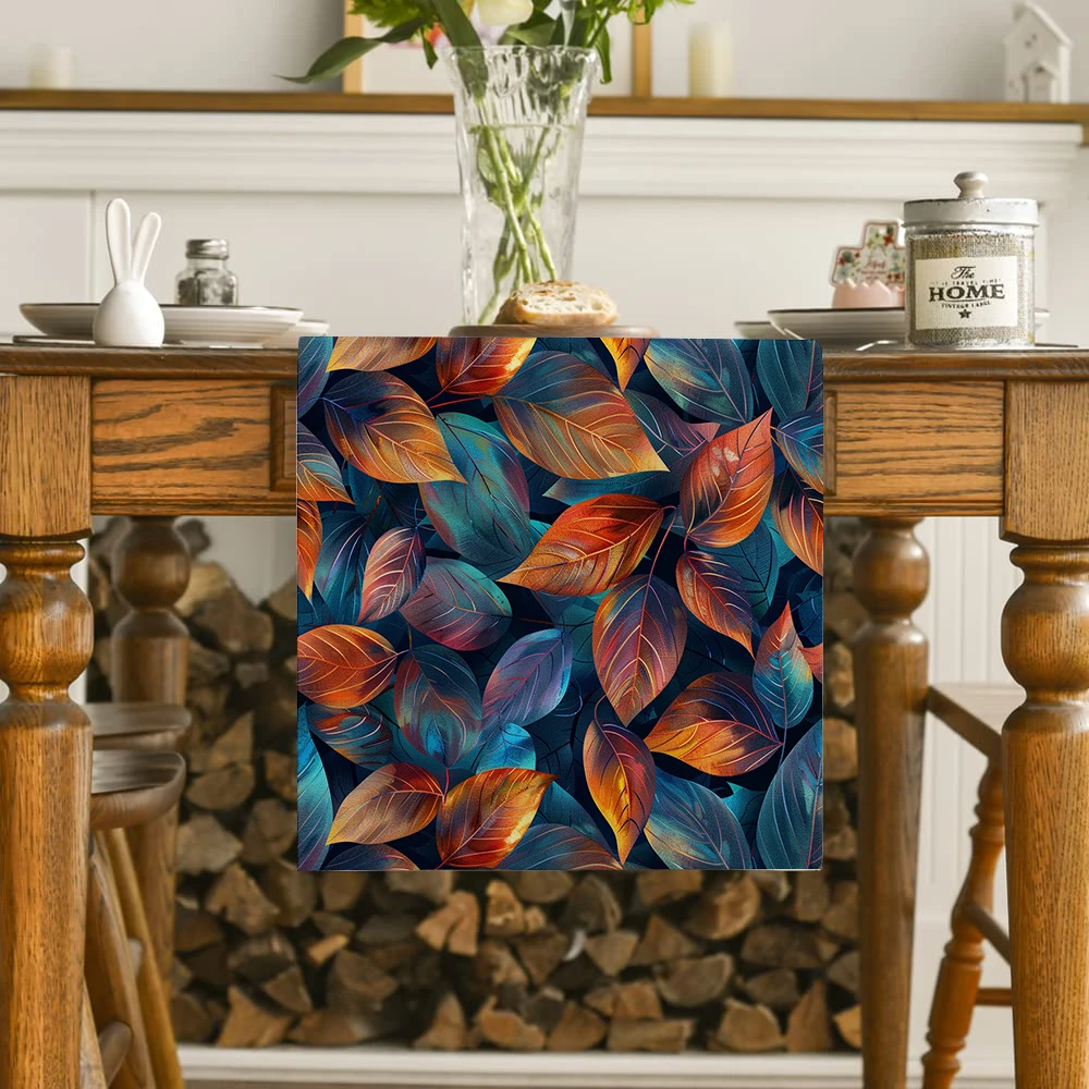 Leaves Abstract Dream Autumn Table Runners Dresser Table Decor Farmhouse Dining Table Runner Holiday Party Decoration