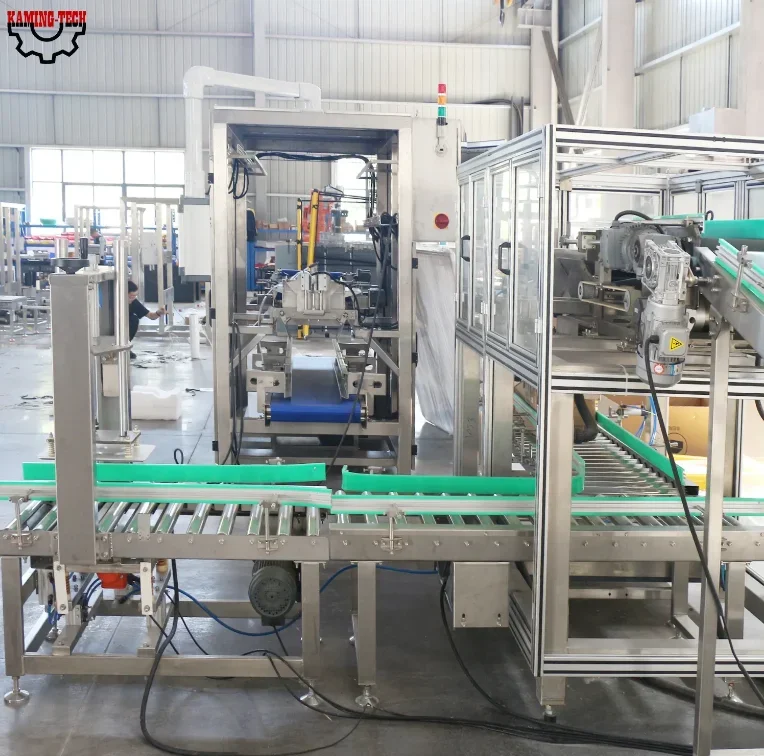 Easy To Operate Liquid Packaging Machine  hand case packer robot packing machine