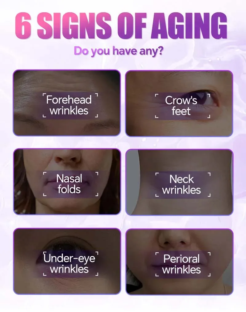 Premium Anti Wrinkle Hyaluronic Acid Serum - Reduces Fine Lines Deep Hydration Firms Skin Fast Absorption Non-Greasy