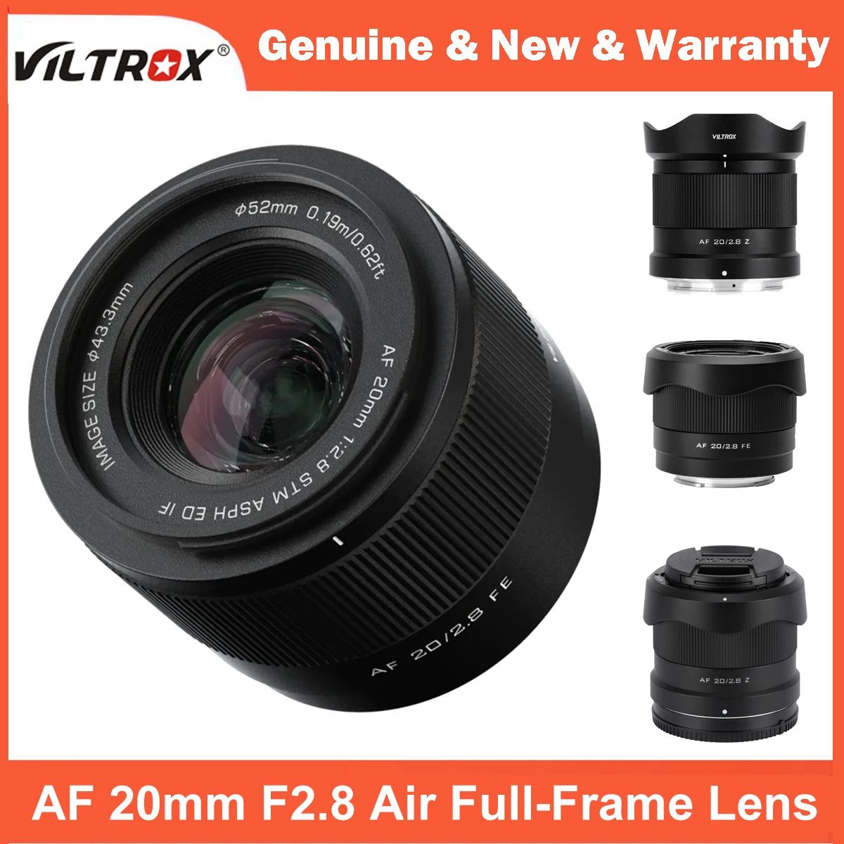Viltrox 20Mm F2.8 A…