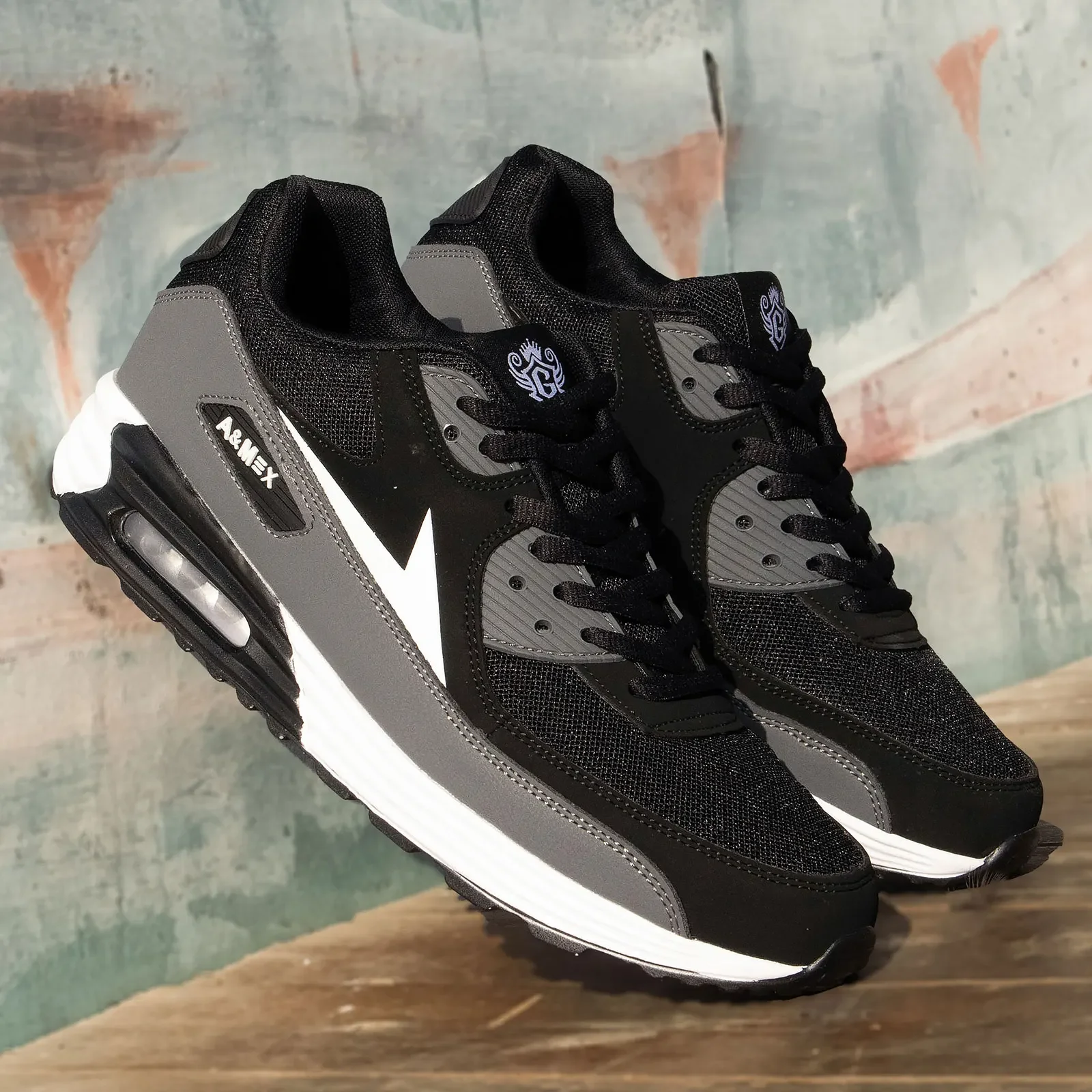 Men's Running Shoes Breathable Air Cushion Sneakers Athletics Sport Trainer Tennis Basketball Shoes