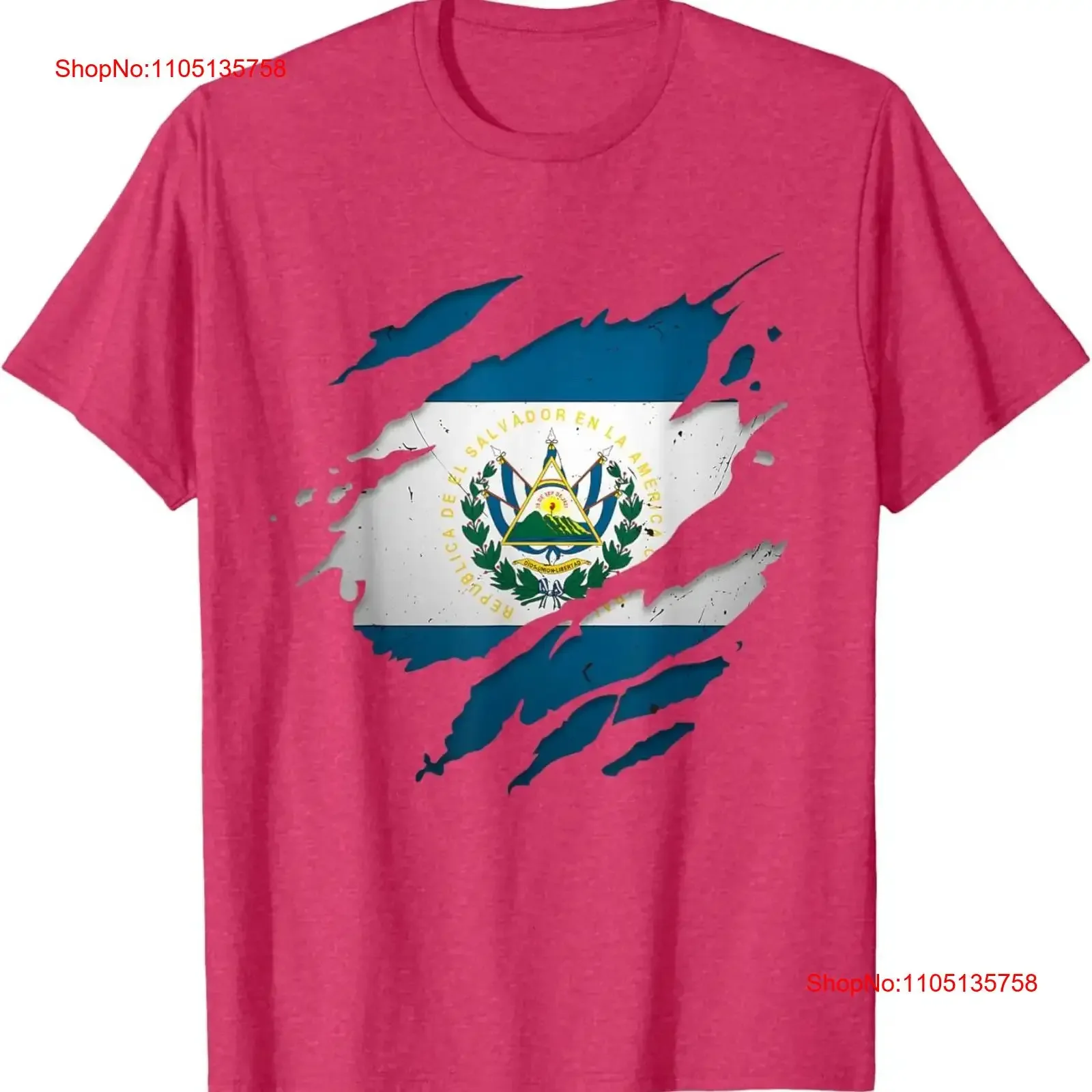 

Футболка Proud Salvador, рваная футболка с флагом Сальвадора, винтажная стираная унисекс, удобная дизайнерская одежда, уличная одежда