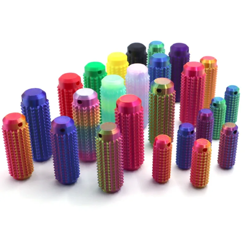 Taktiler Sensorischer Schlüsselanhänger | BPA-freies Fidget-Spielzeug zur Angstlinderung mit Stachelgriff, Tragbares Büro-Schreibtisch-Stressabbau-Tool – Detail 2