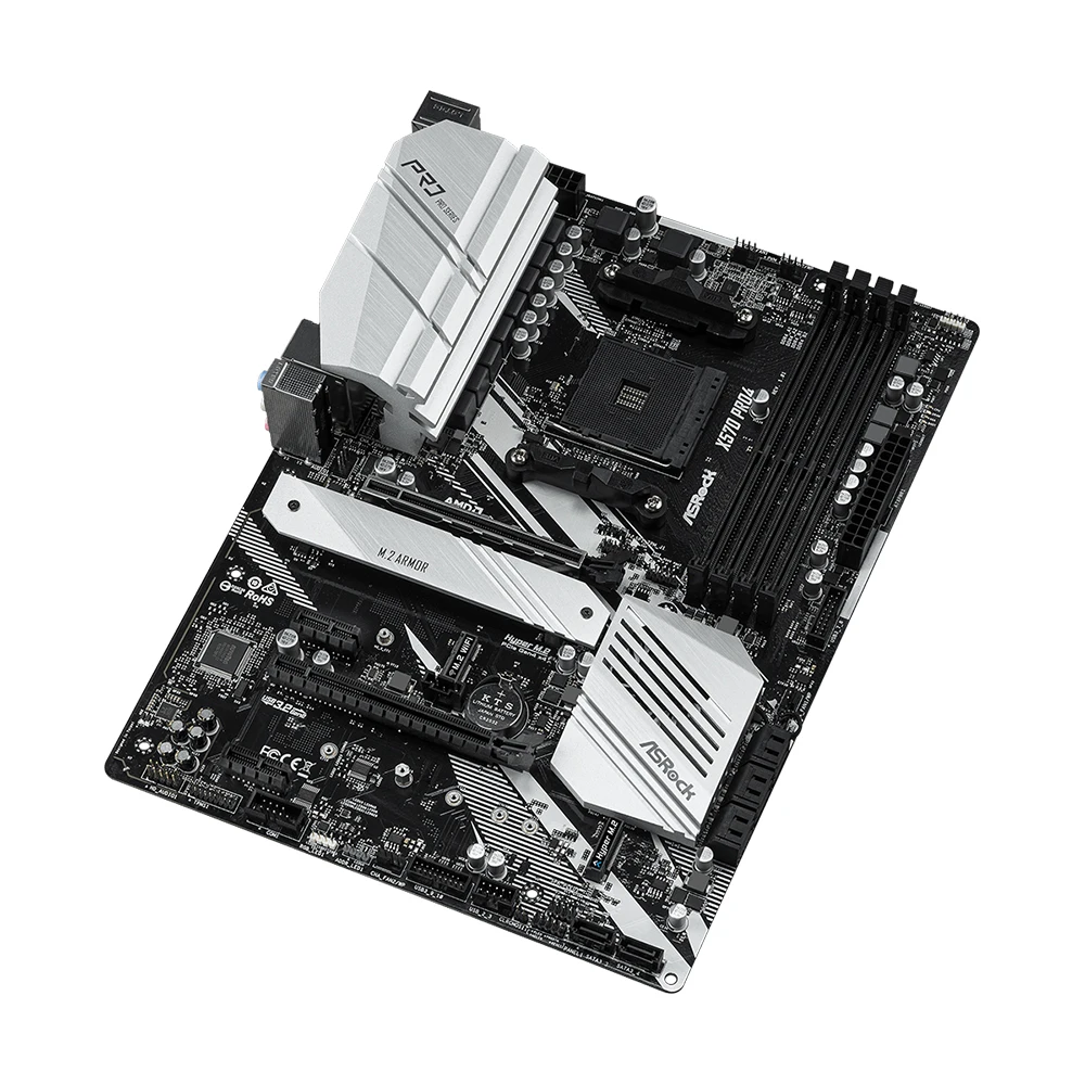 ASROCK X570 PRO4 AMD X570 AM4 Motherboard Support Ryzen 9 5950X