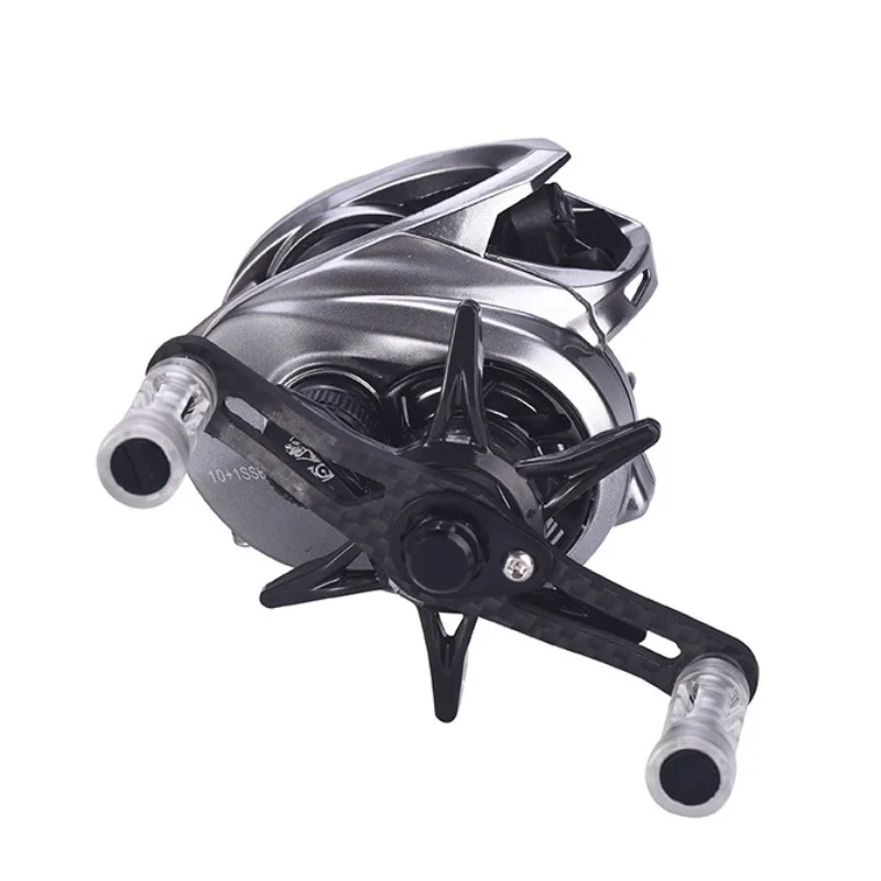 Lizard baitcasting reel Lightweight and smooth, only 117g，Carbon bulk with smooth spool High strength carbon handle