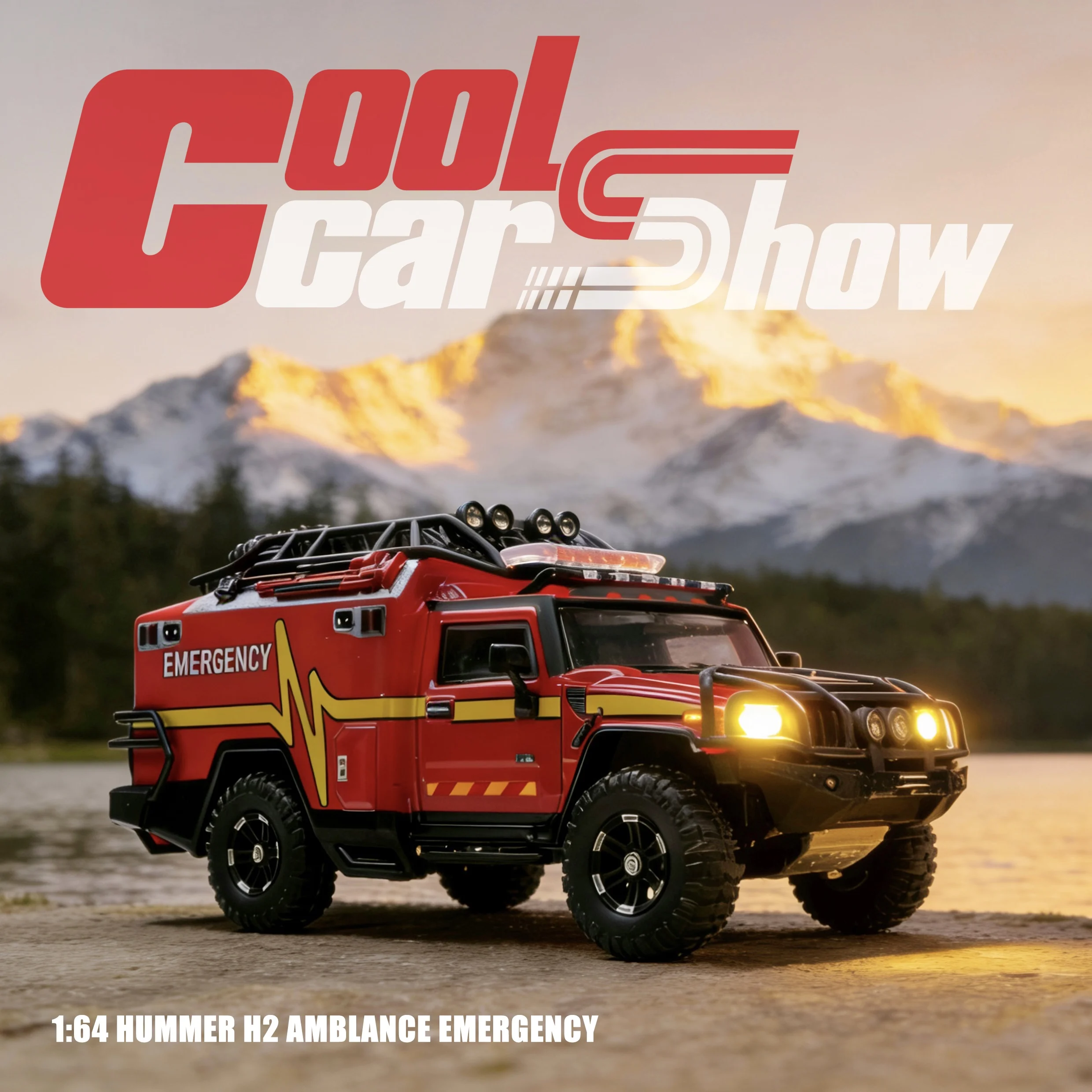 Металлическая коллекционная модель MK 1/64 Hummer H2: Скорая помощь, Пожарная служба, Поисково-спасательная оперативная группа (APAxpo), литая под давлением, подарок для мальчиков