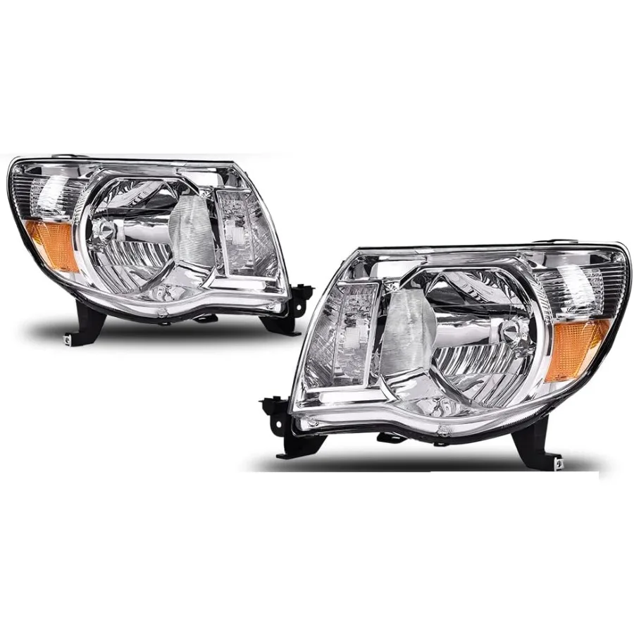 

Headlights Assembly Compatible with 20052011 Tacoma Driver and Passenger Side Clear Lens with Chrome Housing Fits Models 81150