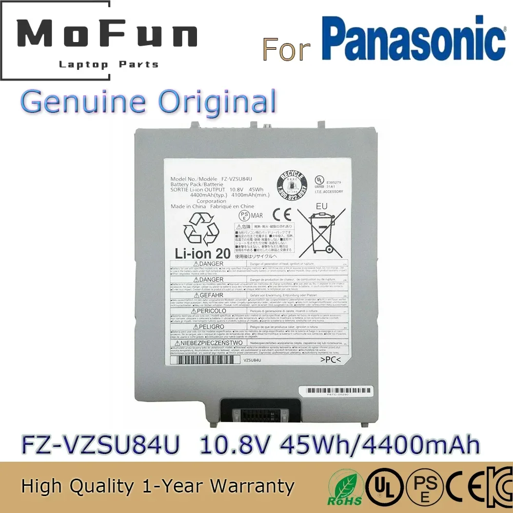 

Brand Brand New Original FZ-VZSU84U 10.8V 45Wh Laptop Battery for Panasonic Toughpad FZ-G1 FZ-G1FA3AFCM FZ-VZSU88U FZ-VZSU84R et