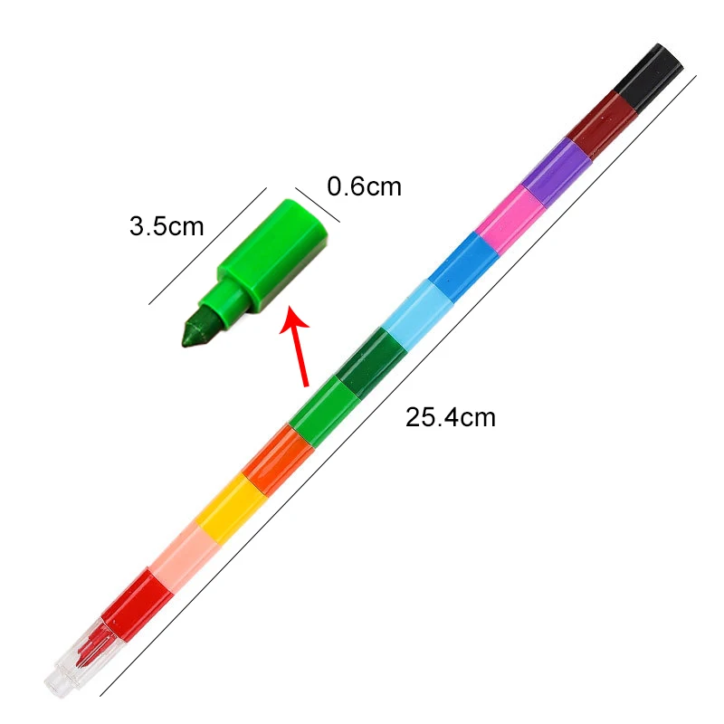 Children Graffiti Bag Drawing Toys 12color crayons Early Education Educational Toy Parent-child Interaction Storage Bag TMZ