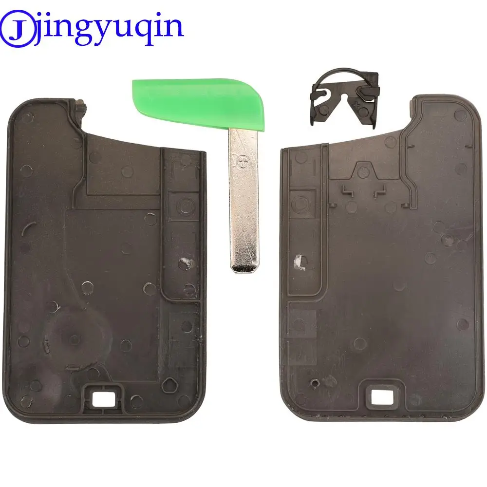 jingyuqin Remote 2 Buttons protective Case key shell Cover For Renault Laguna Espace Smart Card With Blade