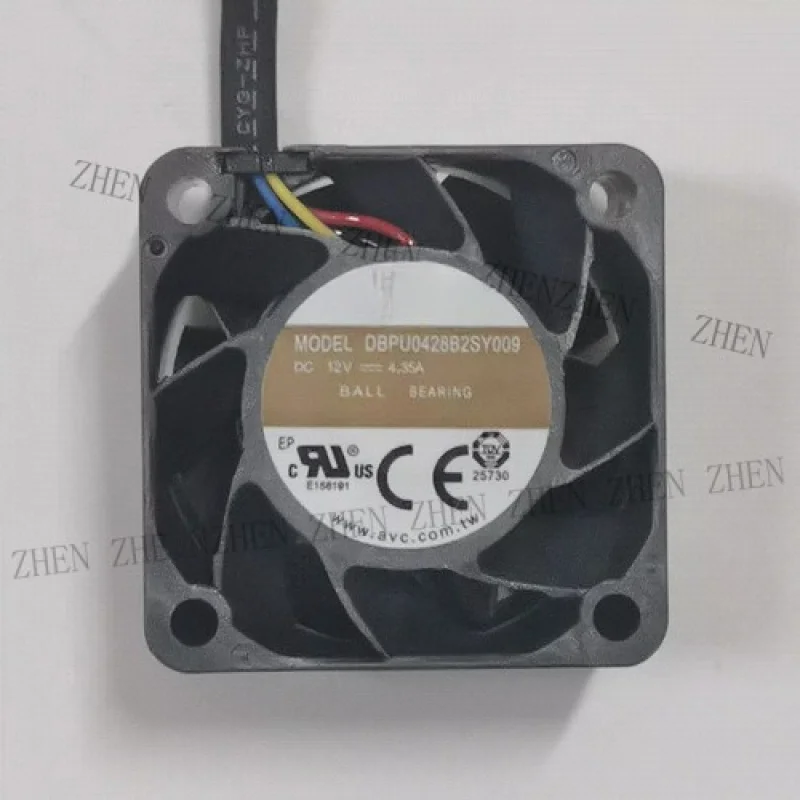 Y 1 Pc. New for  DBPU0428B2SY009 DC12V 4.35A 4CM 4028 4-wire cooling fan