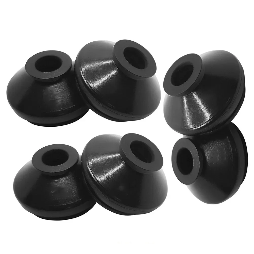 Universal Ball Joint Boot Substituição, Laço de borracha, Rod End, Dust Boots Cover, Peças do chassi, Acessórios, 6Pcs