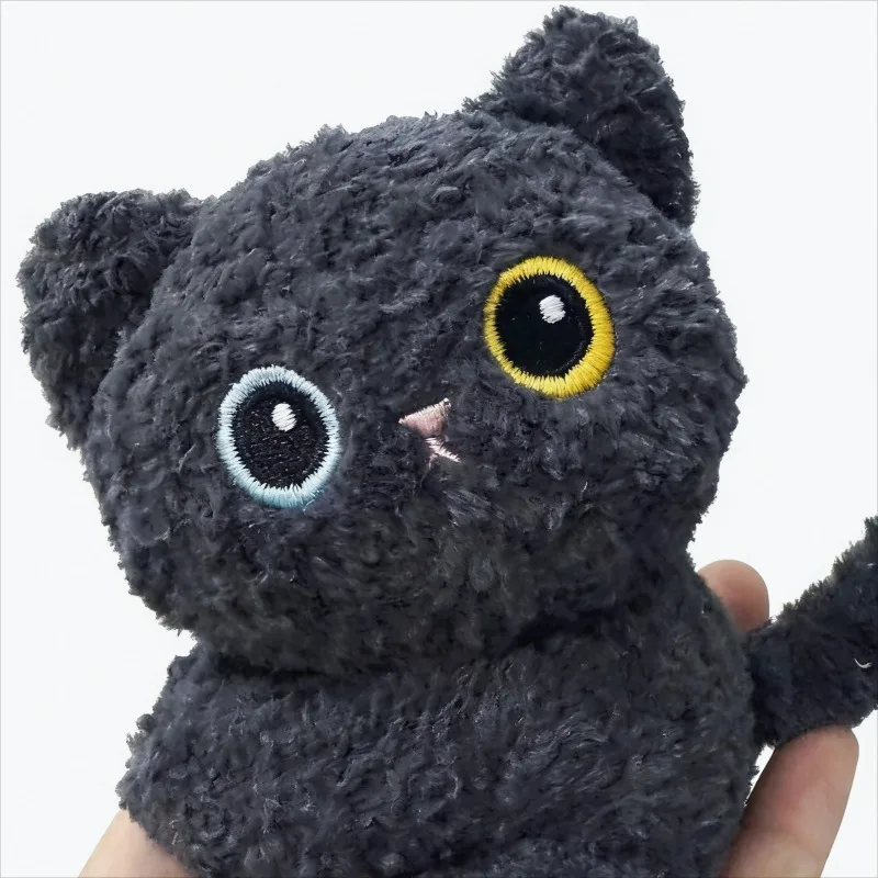 10cm Cute Siamese Cat Stuffed Plush Toy Clip Kawaii Cartoon Fluffy Rabbit Plush Clip Attractive Computer Figurine Table Ornament
